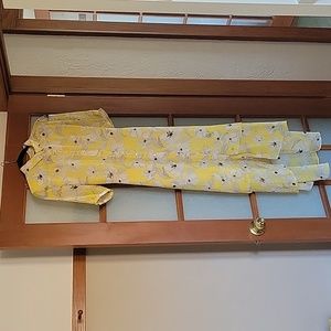 Banana Republic size 6 dress, yellow.